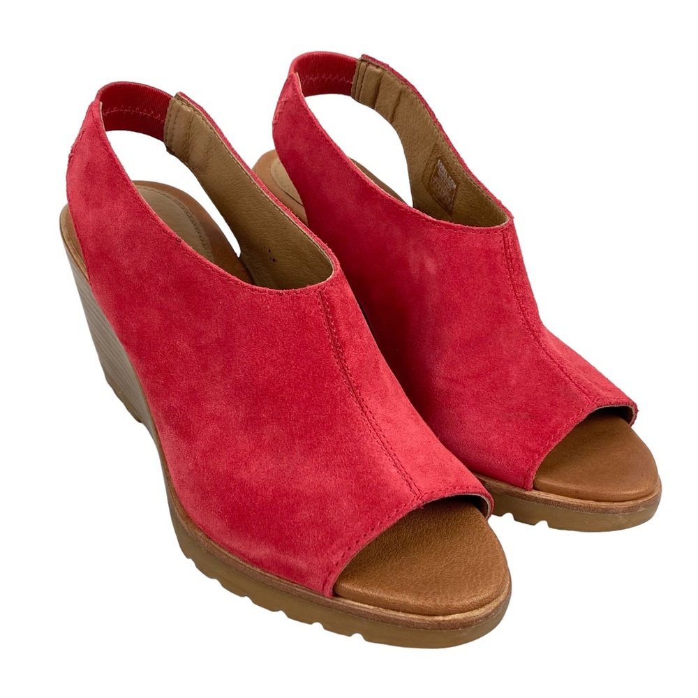 Sorel Ladies After Hours Slingback Sandals in Red size 8